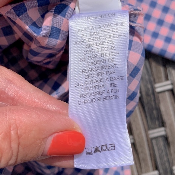 𝅺vineyard Vines Performance Bradey Gingham Slim Fit Tucker Shirt - Picture 13 of 16